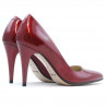 Elegantní dámské boty 1246 lak bordo