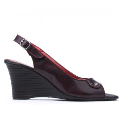 Dámské sandály 596 bordo