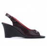 Dámské sandály 596 bordo