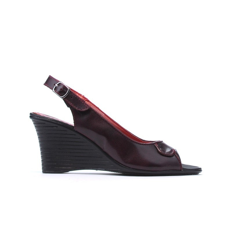 Dámské sandály 596 bordo