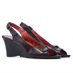 Dámské sandály 596 bordo