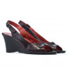 Dámské sandály 596 bordo