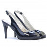 Dámské sandály 1250 lak indigo