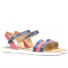 Dámské sandály 5037 indigo kombinované
