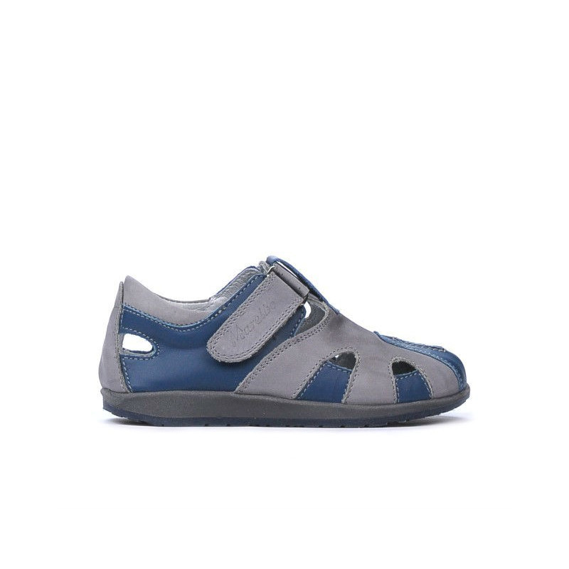 Malé dětské boty 07c indigo+šedá