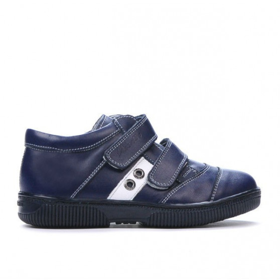 Dětské boty 134-1 indigo+bílá