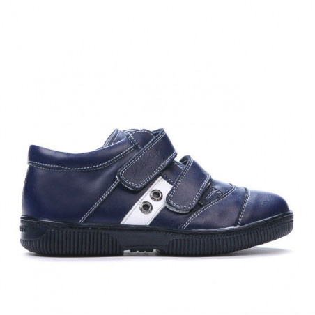 Dětské boty 134-1 indigo+bílá