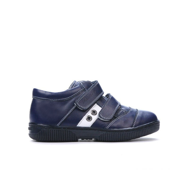 Dětské boty 134-1 indigo+bílá