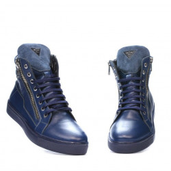 Pánské boty 486-1 indigo
