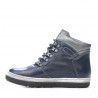 Dětské boty 3006 indigo kombinované