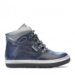 Dětské boty 3006 indigo kombinované
