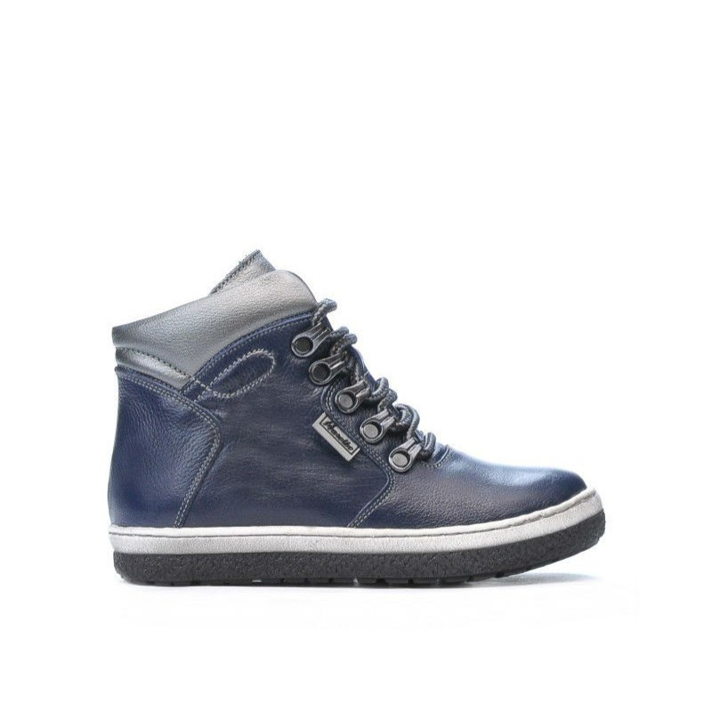 Dětské boty 3006 indigo kombinované