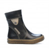 Dětské boty malé 34c černé + měděné