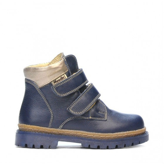 Dětské boty 37c indigo + měď