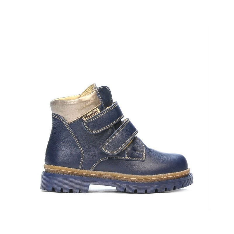 Dětské boty 37c indigo + měď