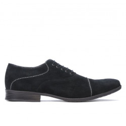 Pánské neformální/elegantní boty 738 černý velur