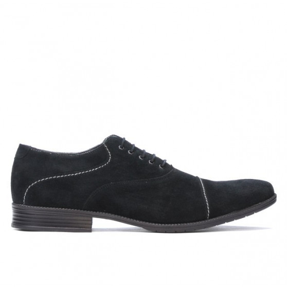 Pánské neformální/elegantní boty 738 černý velur