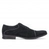 Pánské neformální/elegantní boty 738 černý velur