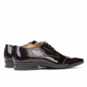 Elegantní pánské boty 792 lak bordo