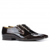 Elegantní pánské boty 792 lak bordo