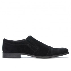 Elegantní pánské boty 796m černý velur