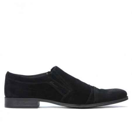 Elegantní pánské boty 796m černý velur