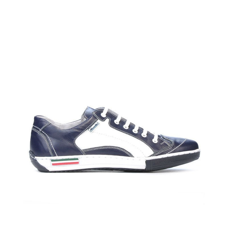 Dospívající sportovní obuv 307 indigo+bílá