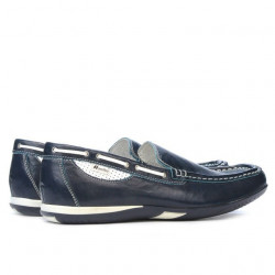 Pánské mokasíny 719 crep indigo+bílá