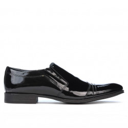 Elegantní pánské boty 796 lakované černé