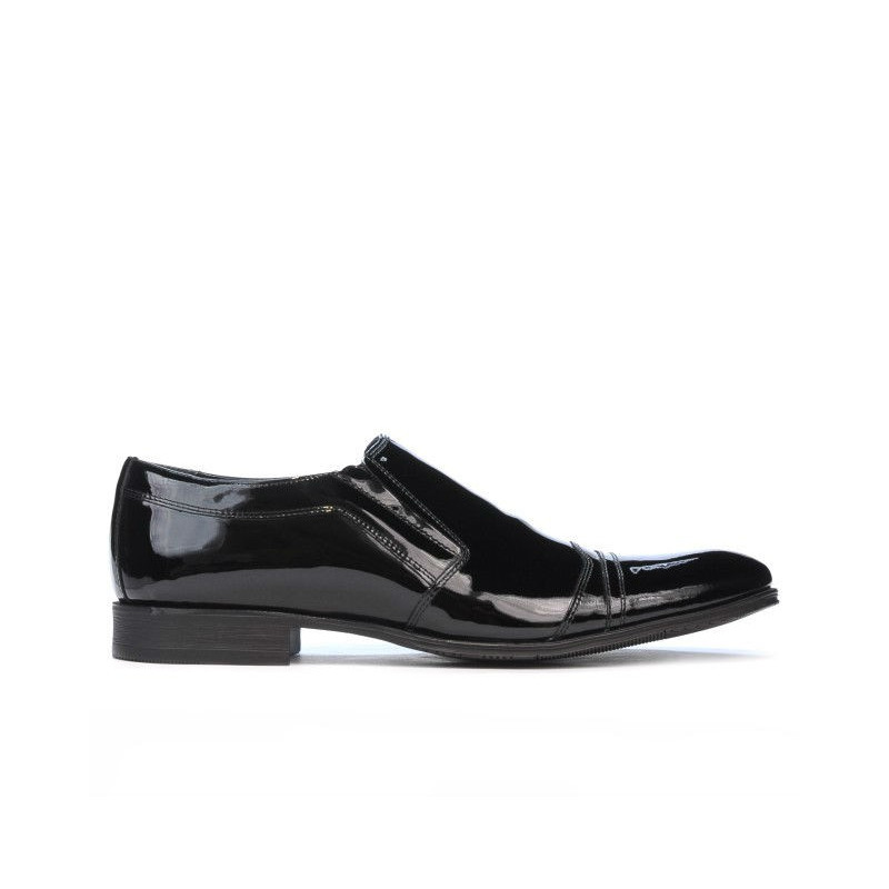 Elegantní pánské boty 796 lakované černé