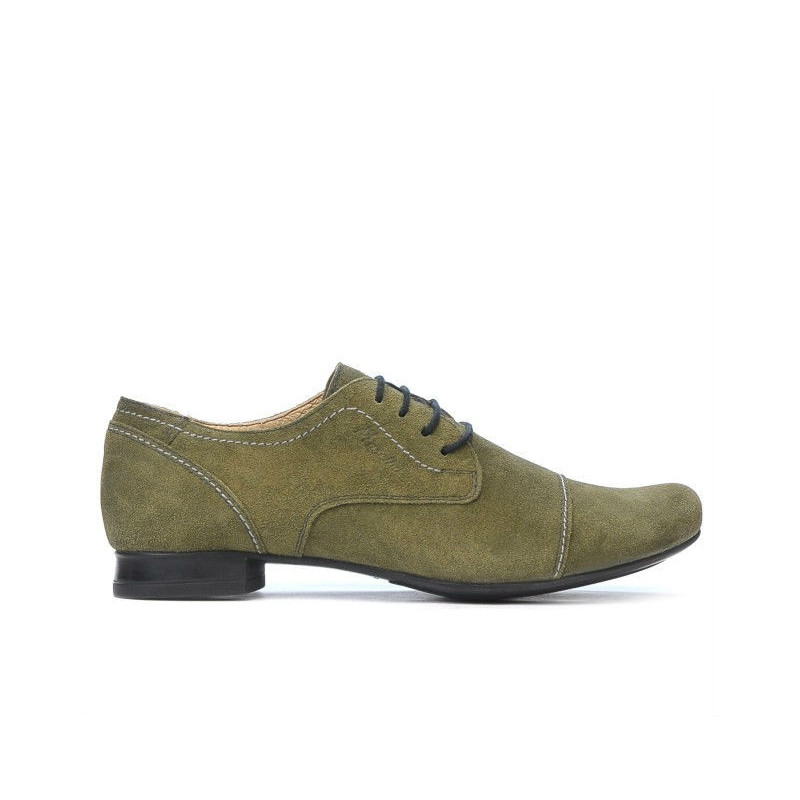 Dámské ležérní boty 180 khaki velur