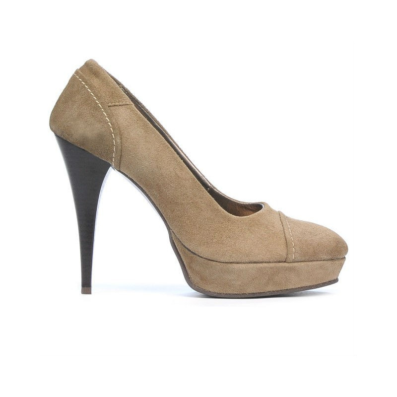 Elegantní dámské boty 1082 písek