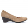 Dámské ležérní boty 152-1 cappuccino velur