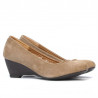 Dámské ležérní boty 152-1 cappuccino velur