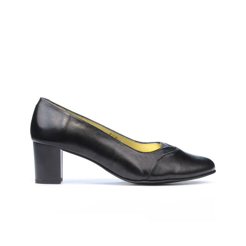 Dámské elegantní boty (široký model) 1072xxl černé