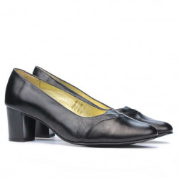 Dámské elegantní boty (široký model) 1072xxl černé