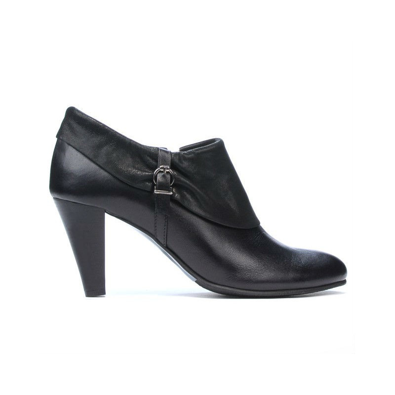 Elegantní dámské boty 1089 černá kombinace