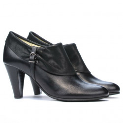 Elegantní dámské boty 1089 černá kombinace
