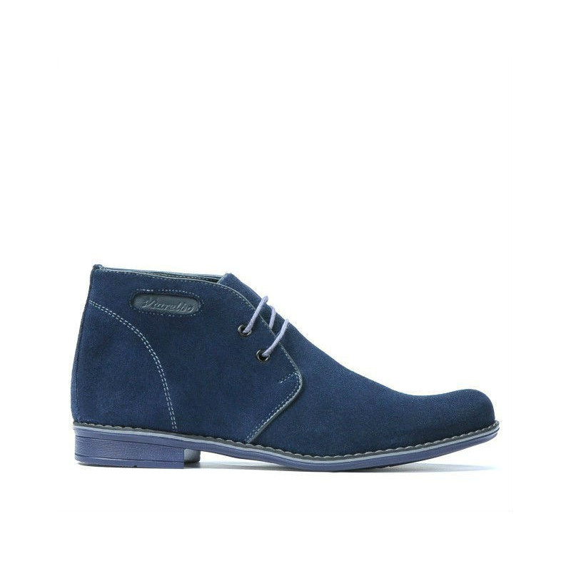Teenagerské boty 464 indigo velur