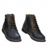 Pánské boty 497 tuxon indigo+hnědá