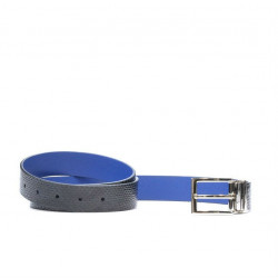 Dámský pásek 02m bicolor cs kroko indigo+modrá