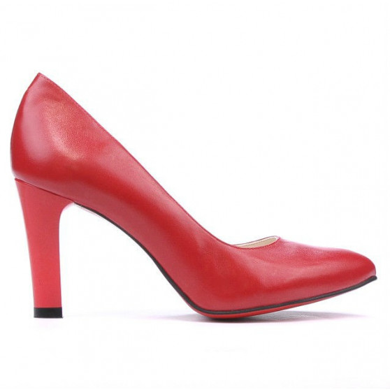 Elegantní dámské boty 1243 červené