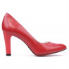 Elegantní dámské boty 1243 červené