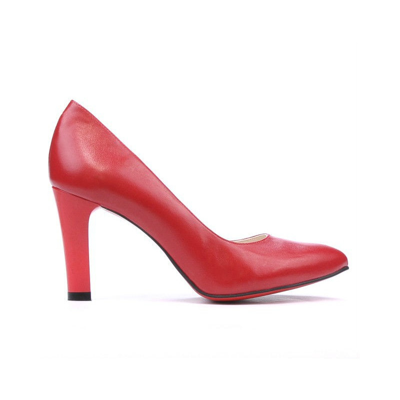 Elegantní dámské boty 1243 červené