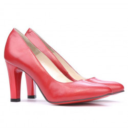 Elegantní dámské boty 1243 červené