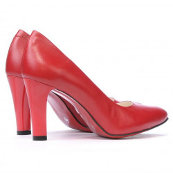 Elegantní dámské boty 1243 červené