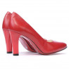 Elegantní dámské boty 1243 červené