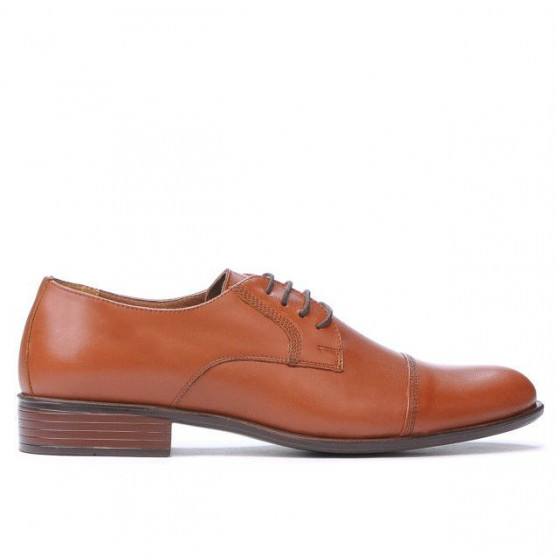 Elegantní pánské boty 838 koňakově hnědé