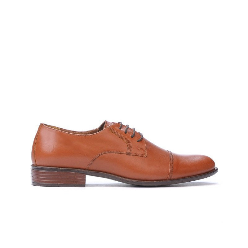 Elegantní pánské boty 838 koňakově hnědé