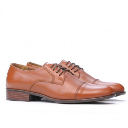 Elegantní pánské boty 838 koňakově hnědé
